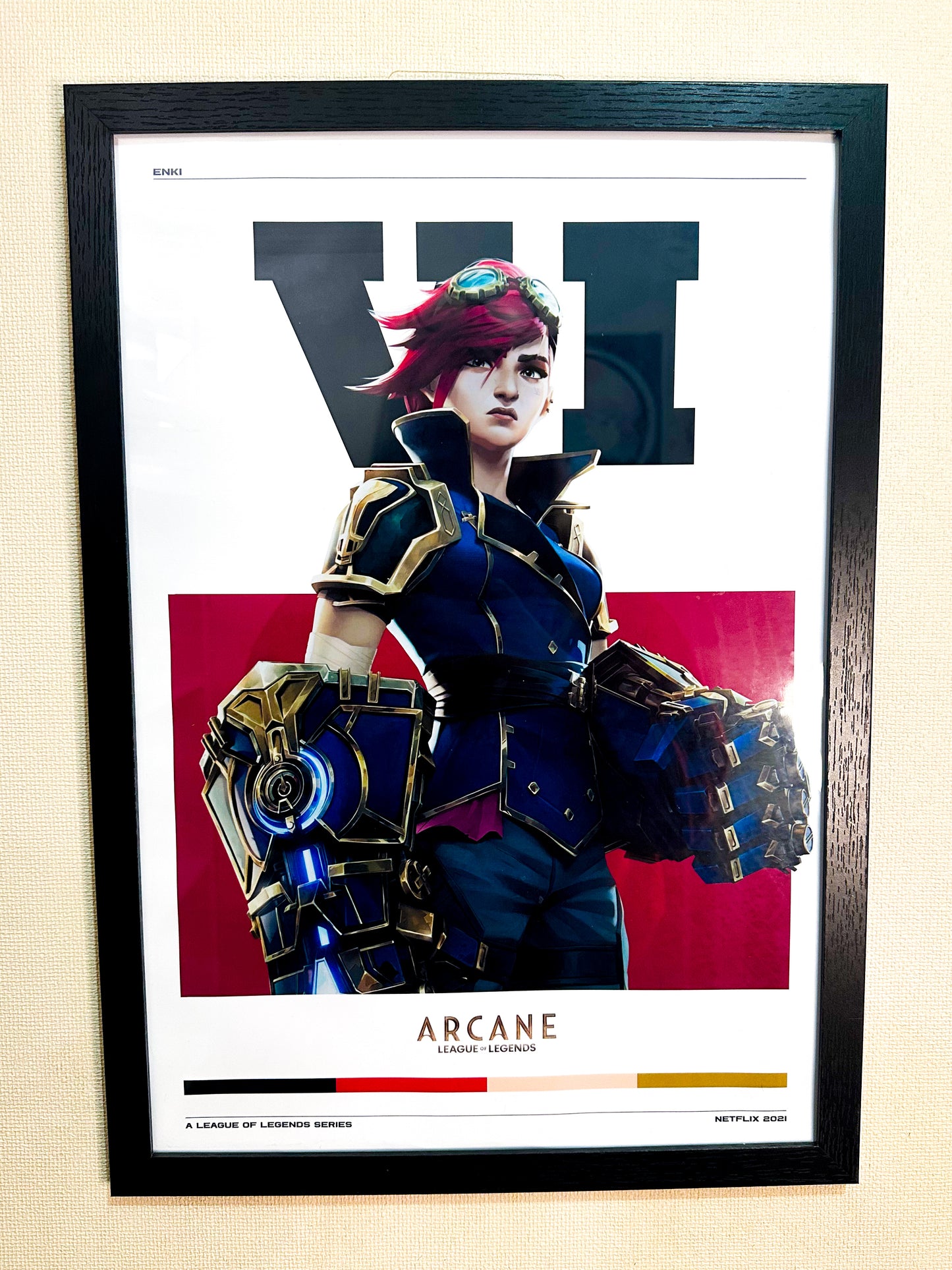 Cuadro Gamer de Vi | Arcane Serie League of Legends | Estilo Moderno