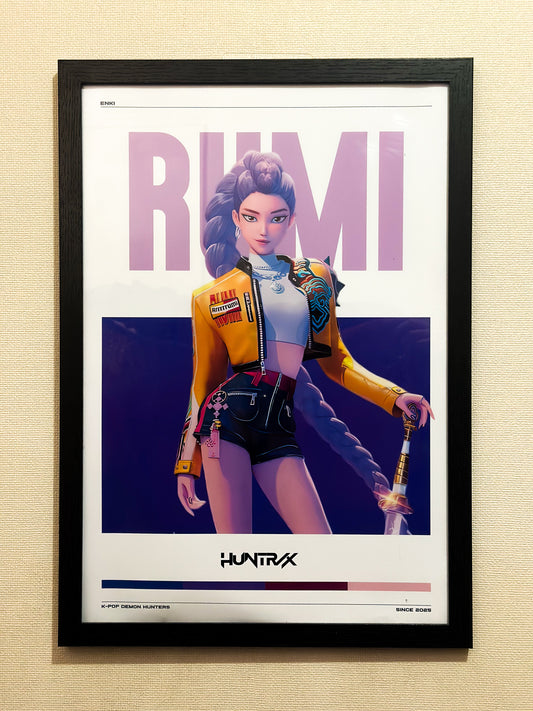 Cuadro Huntrix Rumi | K-Pop Demon Hunters | Arte Decorativo Exclusivo