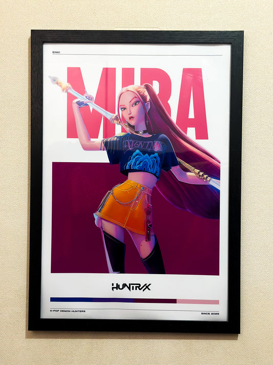 Cuadro Huntrix Mira | K-Pop Demon Hunters | Arte Decorativo Exclusivo